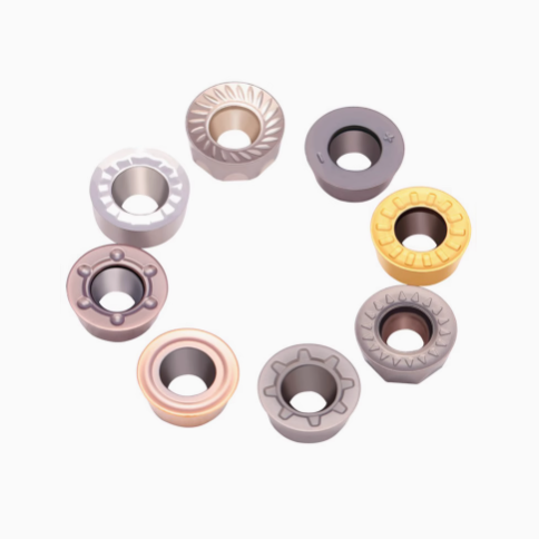 2036-CNC milling inserts, RPMW carbide R5 machining center, R4 milling machine, R6 milling inserts, RPMT round cutter cutters Shandong Denso Pricision Tools Co.,Ltd.